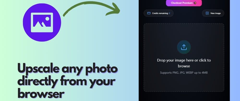 Building an AI Image Upscaler Chrome Extension in a Day